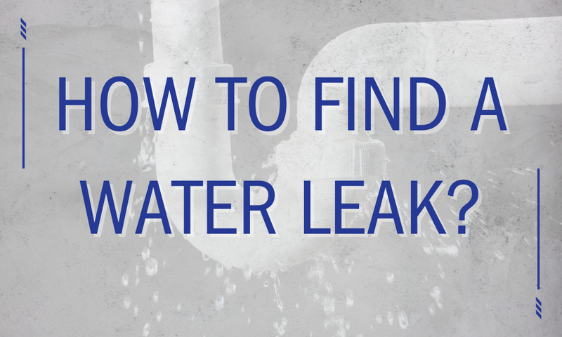 How to Find a Water Leak?