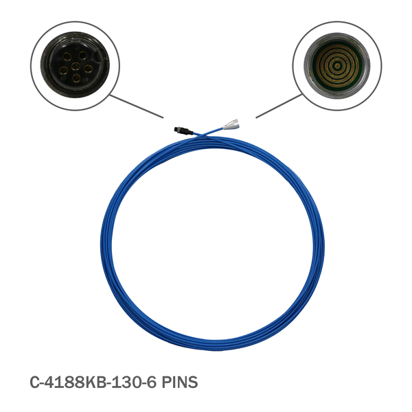 Cable for 4188KB series - 130FT - 8mm Diameter - 6 pins