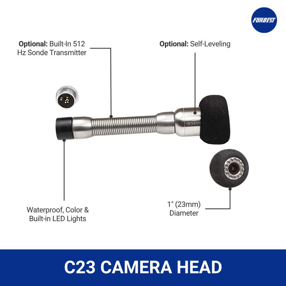 4188XT All-in-One Sewer Camera, 200ft Cable, Self-Leveling Head and 51 4188XT All-in-One Sewer Camera, 200ft Cable, Self-Leveling Head and 51