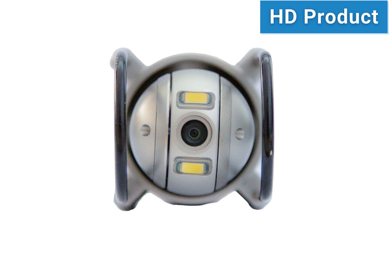 Pipe inspection camera head C32 on a white background