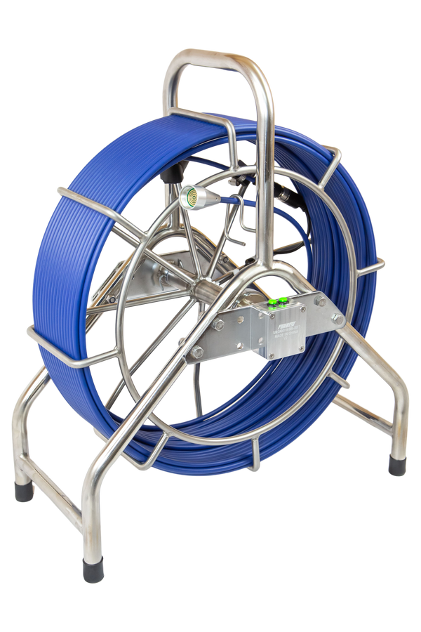 8mm Stand Cable & Reel with Footage Counter with 200ft Push Cable - For 3388 Series
