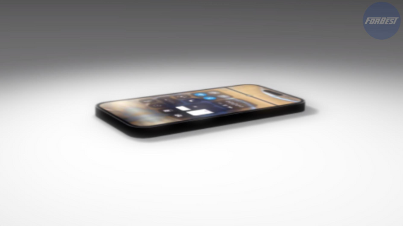Smartphone on a white background with 'Forbest' branding.