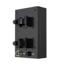 WiFi Box with multiple switches and connectors on a white background