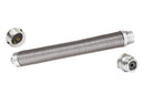 A stainless steel detachable spring kit laid out on a white background.