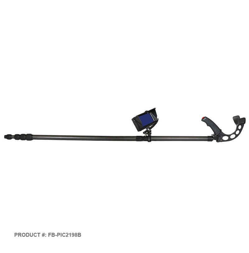 Telescopic inspection camera for roof, ceiling, and hard-to-reach areas.