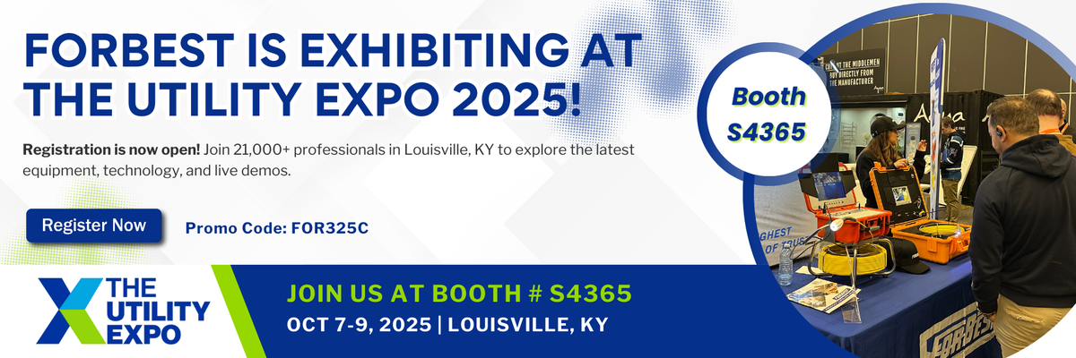 Advertisement for The Utility Expo 2025 with event details and registration information.